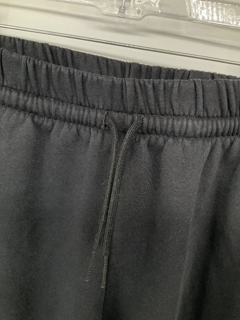 Adidas Essentials 3-Stripes Fleece Loose-Fit Sweatpants, Size XL, Black/White - Picture 6 of 8